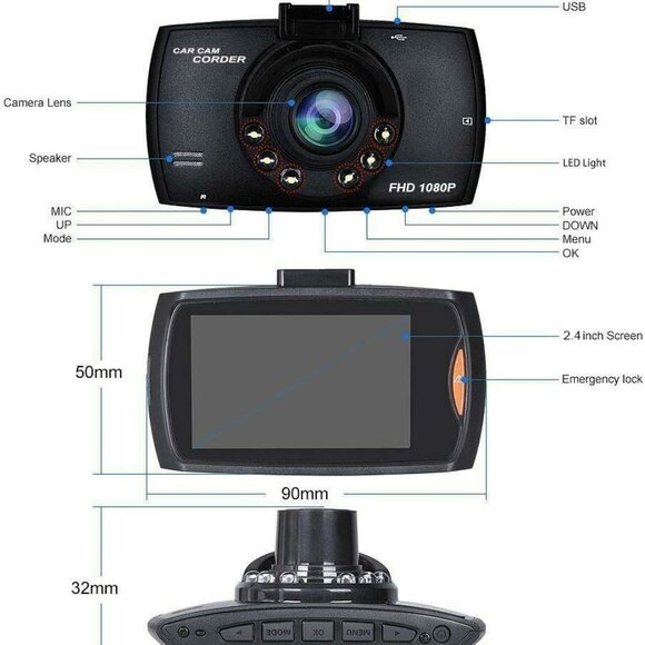 Advanced Portable Car Digital Video Camera, Voice Recorder, Still Camera - Picture 3 of 10